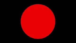 Red Triacontagon Black Background Scale Up