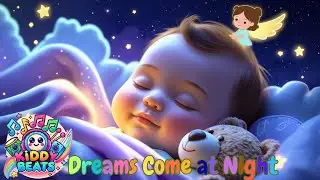 Dreams come at night | Goodnight Lullaby | Kiddy Beats.🎶Kids Rhymes