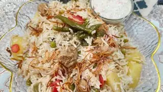 Mazedar Aloo Matar Soyabean Pulao | Quick & Healthy One Pot Meal