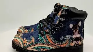 Step into Uniqueness: CJ POD's Print on Demand Boots Unleashed!