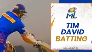 Tim David batting session | Mumbai Indians