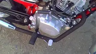 SYM Wolf Classic 150 With California Scooter Co. Aftermarket Exhaust Pipe