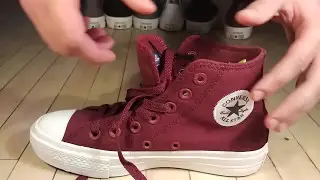 Высокие бордовые CONVERSE CHUCK TAYLOR ALL STAR 2