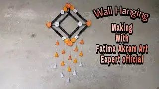 Wall hanging making with Fatima Akram Art Expert official