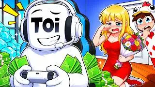 TOI TA Copine t'a TROMPÉ donc tu deviens un GAMER RICHE sur Brookhaven !