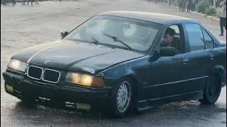 drift BMW E36 Libya Tripoli -  Driver Hassan AlTurki |  تمتيع شباب طرابلس بير العالم ليبيا 
