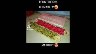 Ready Stock Crochet Items 😍  3D Leaf Viral🌿Berminat PM😉 #readystock #crochet