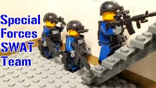 How to Make SPECIAL FORCES Lego SWAT Minifigures!
