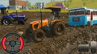 lndian Vehlcles Simulator 3d namaste tractor Dumper Bus 🚌 tractor and #truck #driving #.....