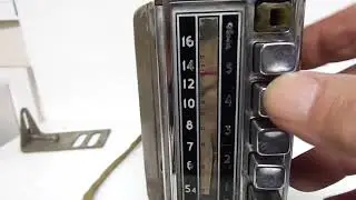 MOPAR Model 802 AM Push Button Radio 1946-48 Chrysler Dodge Plymouth Windsor