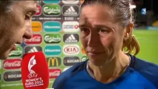 Euro : les adieux de Camille Abily &agrave; l'&eacute;quipe de France