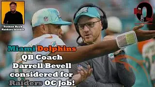 Miami Dolphins QB Coach Darrell Bevell considered for Vegas OC Job -   Raiders Insider Tashan Reed
