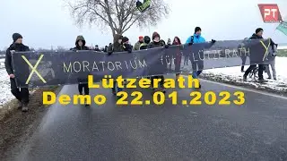 #L&uuml;tzerath #Demo vom 22.01.2023 in #keyenberg und #Kuckum #L&uuml;tzilebt #Kuckum #klimaaktivisten