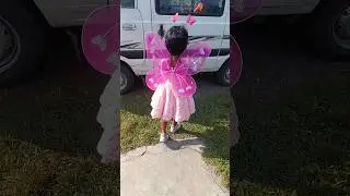 Butterfly butterfly where are you going🦋 #shorts #butterfly #fancydress
