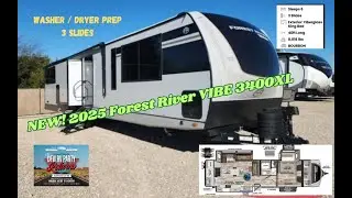 2025 Forest River VIBE 3400XL *NEW*