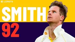 Brave Innings! | Steve Smith Hits Courageous 92 at Lord's | The Ashes 2019 | England vs Australia