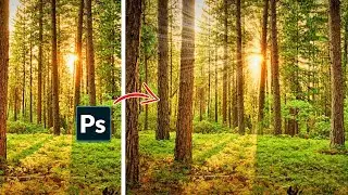 Create Realistic Sun Rays in Photoshop - Short Photoshop Tutorial