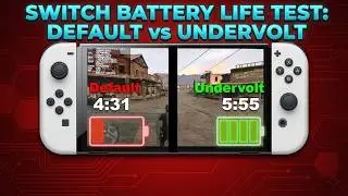 Switch Battery Life Test with Undervolt & Overclock