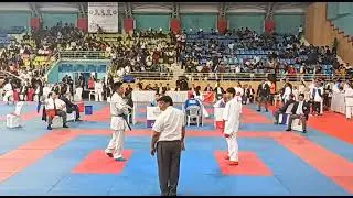 1st Kio National Karate Championship Under 21 years -84 kg kumite #Aka #karate #kio #Aryanraut