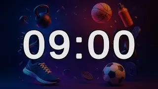 9 Minutes Workout Timer | HIIT, CrossFit & Gym Interval Timer