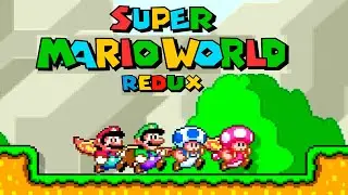 Super Mario Redux: Super Mario World FULL WALKTHROUGH (100% Secret Endings)