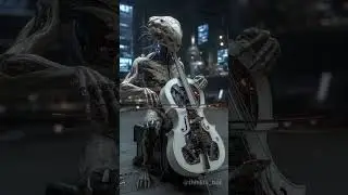 The Symphony of Madness #scifi #rock #alien #robot #spaceart #cyberpunk #scientist