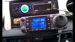 Working IK6BGJ--First QSO On W6AAQ Screwdriver Antenna From Minnesota, USA