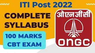 ONGC Detail syllabus for ITI job in assam 2022