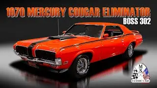 1970 Mercury Cougar Eliminator Boss 302 Start Up Walk Around Presentation