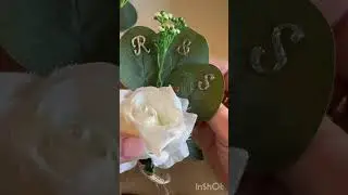 Wedding flowers encased in resin! 3D resin flower decoration 🌸