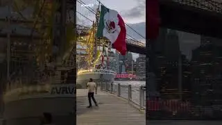 WATCH: Moment sailboat crashes into Brooklyn Bridge
