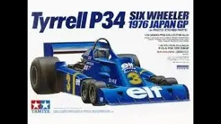 Tyrell P34 Six Wheeler 1976 Japan GP Tamiya 1/20 Unboxing