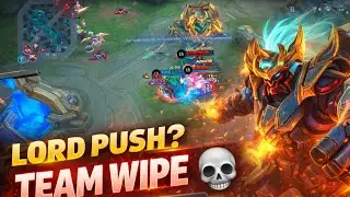INSANE BASE DEFENSE 😈 | Enemy LORD Push &rarr; FULL TEAM WIPE | Alpha Comeback MLBB