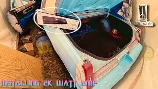 Подключаю свой НОВЫЙ усилитель CT Sounds мощностью 2000 Вт в багажнике Cutlass (журнал сборки 77)