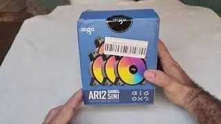Fans AIGO AR12 Unboxing e Teste