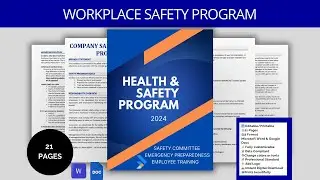 Workplace Safety Employee Incident Reporting, Training, Fire Safety, Emergency, New Hire, OSHA
