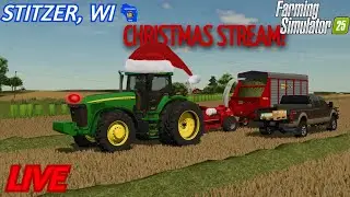 🔴Stitzer, WI Christmas Stream! FS25