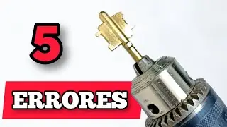 5 ERRORES 🚫 al USAR un TALADRO eléctrico !?