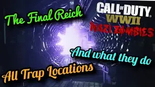 All Traps On The Final Reich. COD Ww2 Zombies.