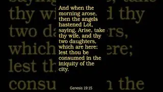Genesis 19:15 - King James Version