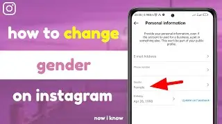 How To Change Gender On Instagram 2023
