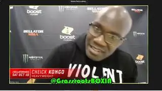 Cheick Kongo  INTERVIEW Bellator Paris MVP vs Houston Media Day Interview