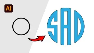 Create AMAZING 3 Letters Logo with Adobe Illustrator