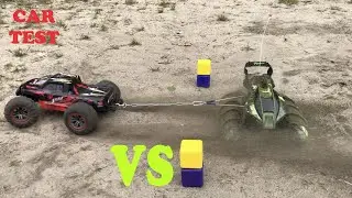 RC Cars Hot Wheels RC Terrain Twister vs XLF XO4 | Dragging |  Testing of radio controlled cars