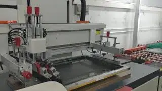 CHNTOP Double Head Shuttle Type Screen Printing Machine