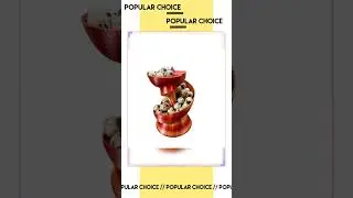 Handcrafted Quail Egg Holder | Spiral Tower Fruit Display | Designed and Made by 2B Creations in USA