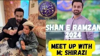shiraz hussain at Shane Ramadan transmission with waseem badami #waseembadami #shirazivlogs