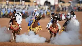 خيول التبوريدة بمهرجان مدينة سيدي إفني بأيت بعمران 🐎