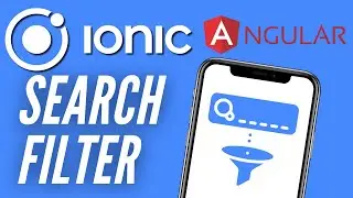 Как создать фильтр поиска с помощью Ionic Angular и ion-searchbar