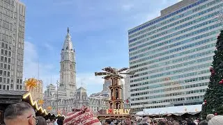 Christmas village. Philadelphia 2025. 